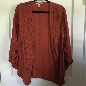 Forever21 Orange Kimono, Medium